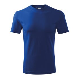 Unisex környakas póló, királykék, 160 g/m²