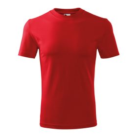 Unisex környakas póló, piros, 160 g/m²