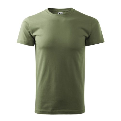 Férfi környakas póló, khaki, 160 g/m2