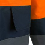 Jól-láthatósági bélelt télikabát