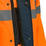 Jól-láthatósági bélelt télikabát