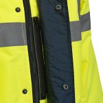 Jól-láthatósági bélelt télikabát