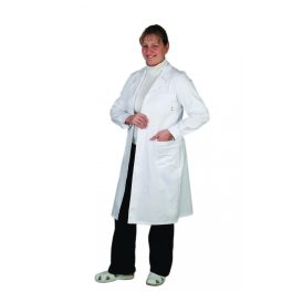 Hosszú ujjú női köpeny, fehér