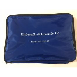   Elsősegély felszerelés "IV" - munkahelyek részére, 101-200 főig - gyöngyvásznas