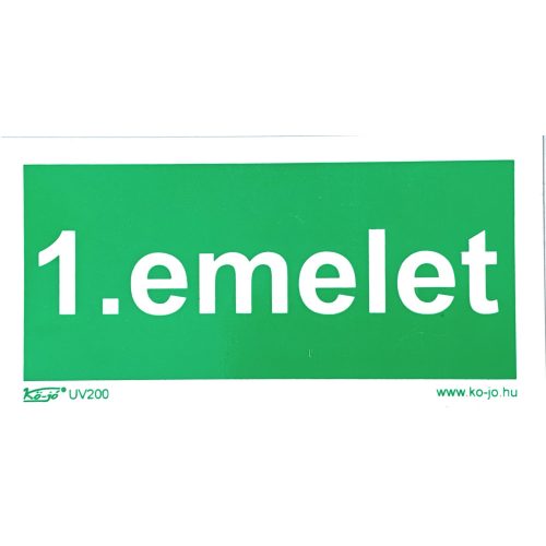 Emeleti szintjelző 1. emelet