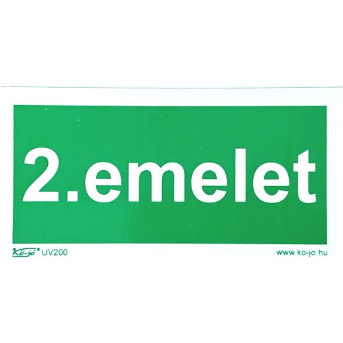 Emeleti szintjelző 2. emelet