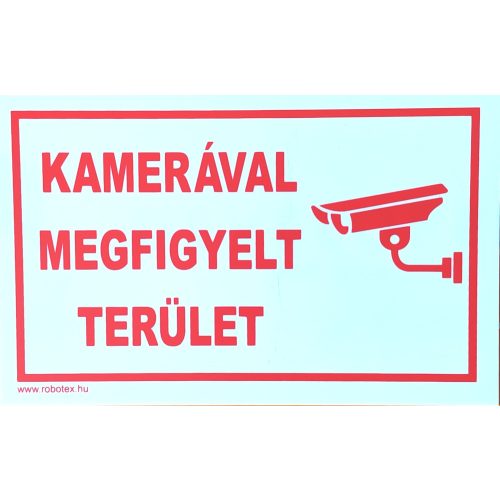 KAMERÁVAL MEGFIGYELT TERÜLET