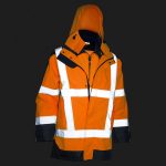 Jól-láthatósági multifunkciós télikabát és softshell dzseki