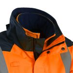 Jól-láthatósági multifunkciós télikabát és softshell dzseki