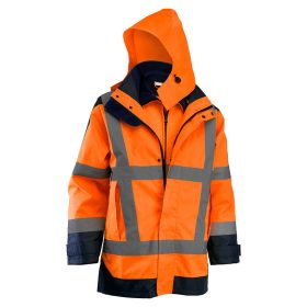   Jól-láthatósági multifunkciós télikabát és softshell dzseki