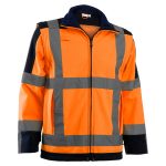 Jól-láthatósági multifunkciós télikabát és softshell dzseki