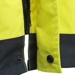 Jól-láthatósági multifunkciós télikabát és softshell dzseki