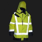 Jól-láthatósági multifunkciós télikabát és softshell dzseki