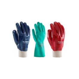  Mártott, vegyszerálló kesztyűk