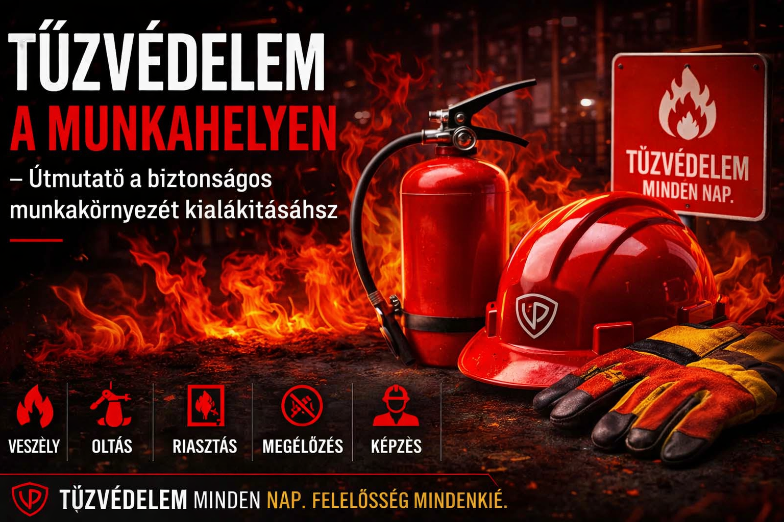 Tűzvédelem a munkahelyen – Útmutató a biztonságos munkakörnyezet kialakításához